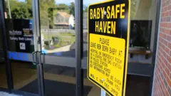 A safe haven sign