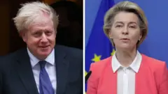 Boris Johnson e Ursula von der Leyen anunciaram acordo pós-Brexit