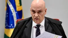 Relatório da PF: Alexandre de Moraes, ministro do STF, falando