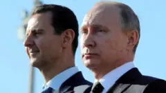 Assad e Putin lado a lado em 2014