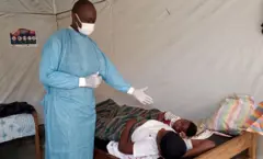 Image d'archive de la prise en charge du virus Mpox en RDC le 04 septembre 2024