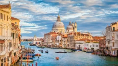 Imagem mostra canal de Veneza