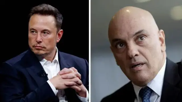 Elon Musk e Alexandre de Moraes