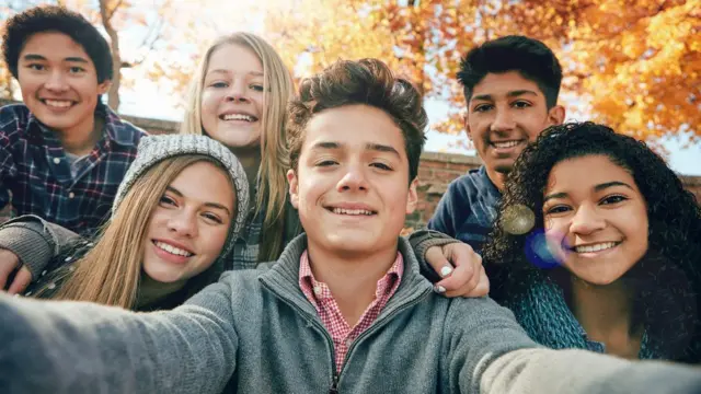 Grupo de adolescentes