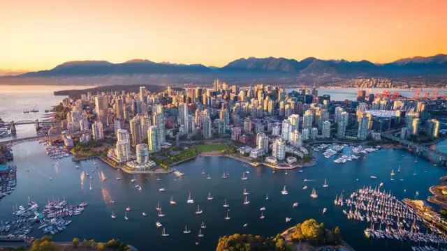 Vista aérea de Vancouver 