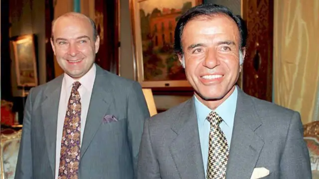 Domingo Cavallo e Carlos Menem 