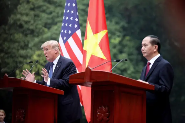 Donald Trump và Trần Đại Quang