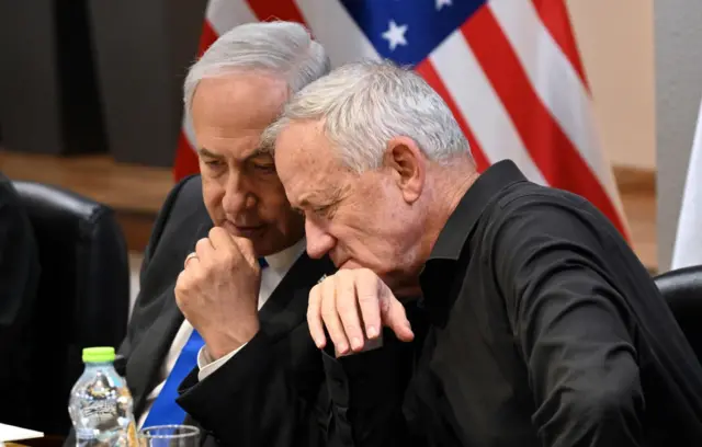 Benjamin Netanyahu e Benny Gantz