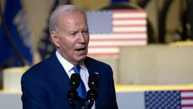 Image shows Joe Biden