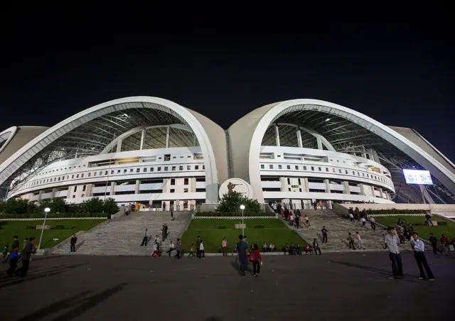 Estádio do Primeiro de Maio em Pyongyang