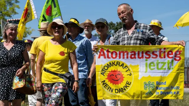 Manifestação contra a energia nuclear