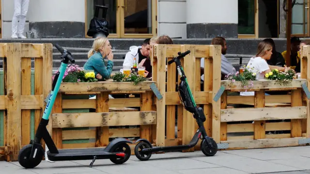 Patinetes elétricos em Oslo