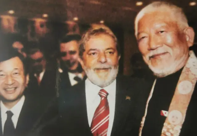 Naruhito, Lula e Sato