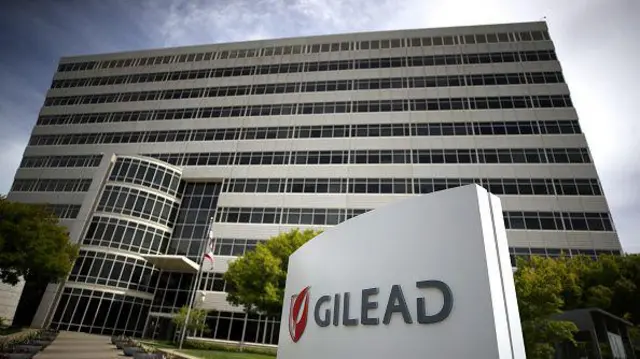 Fachada do prédio da Gilead Sciences