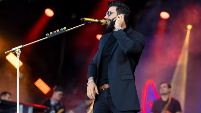 Gusttavo Lima durante show em 2022