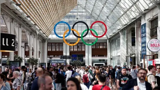 Estação de trem em Paris