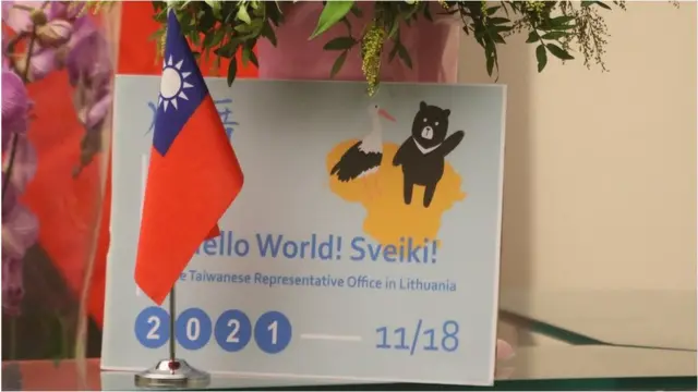 台灣駐立陶宛代表處於11月18日在該國首都維爾紐斯（Vilnius）正式掛牌成立。