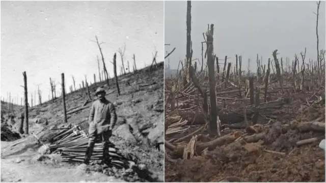 Paisagens de Verdun e Bakhmut