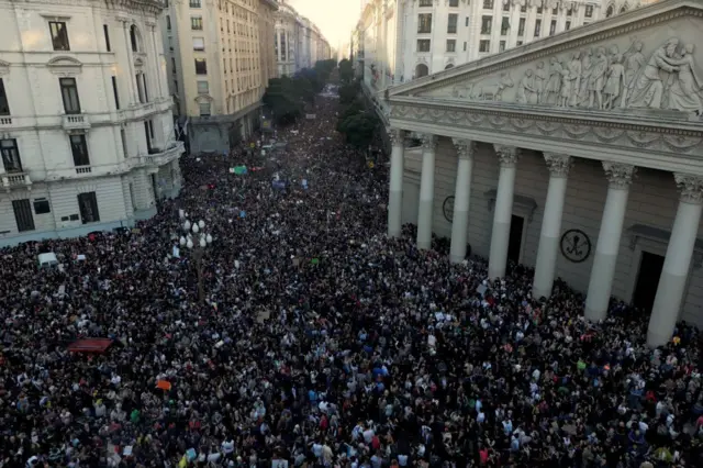 O protesto universitário de 23 de abril de 2024