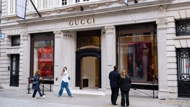 Fachada da Gucci em Londres