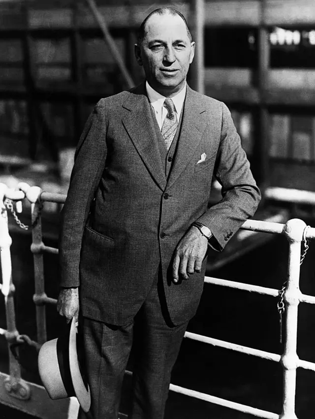 Walter Chrysler em foto em preto e branco