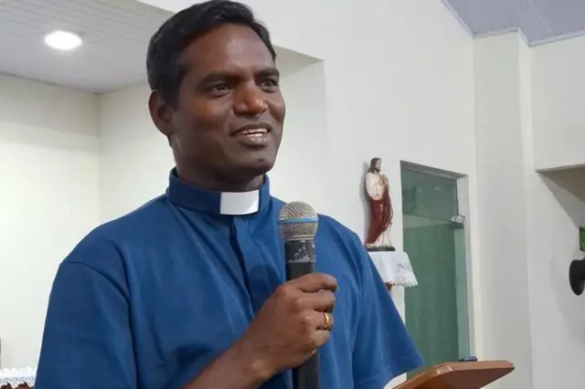 Padre Durai recebe indianos em Mato Grosso do Sul 