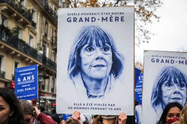 Manifestation en faveur de Pelicot