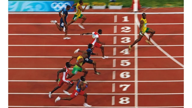 Usain Bolt domina as provas masculinas em Pequim, 2008