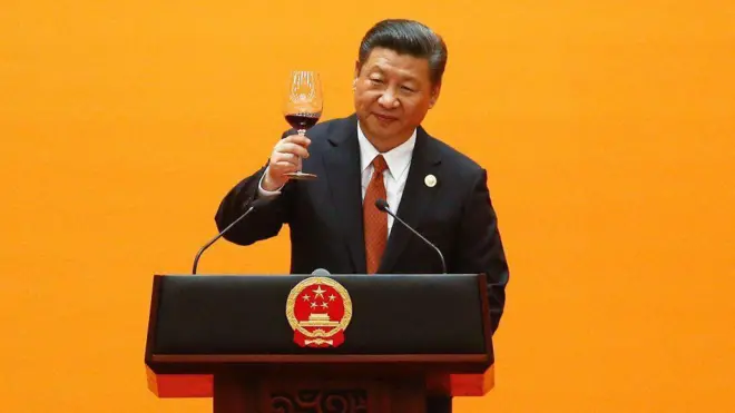 Xi Jinping durante discurso