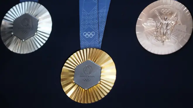 Medalhas de ouro, prata e bronze dos Jogos Olímpicos de Paris