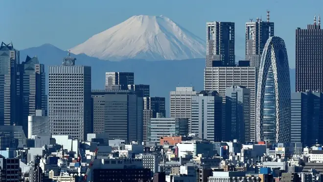 O Japão, cuja capital, Tóquio, é uma das mais modernas do mundo, teve incrível crescimento no Pós-Guerra