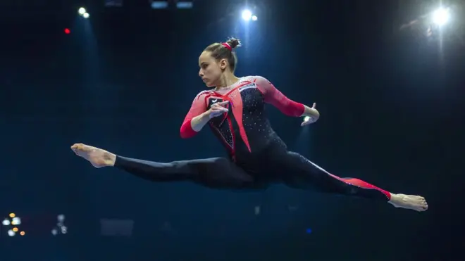 Sarah Voss said she hoped other gymnasts would follow the team's example