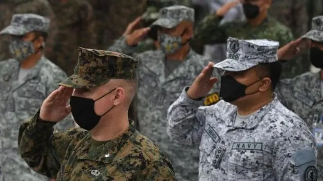 The Philippine and US held joint military exercises in late 2022