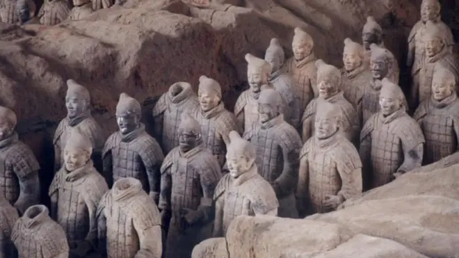 O Exército de Terracota é um dos achados arqueológicos mais importantes da China