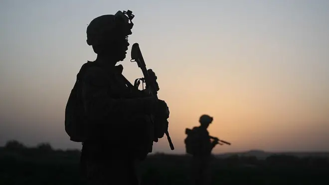 US Marines in Herati, Afghanistan in 2009