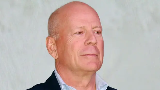 Bruce Willis em evento em Xangai em 2019