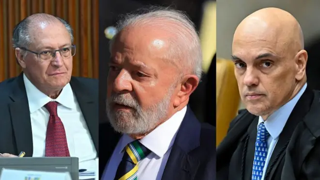 Alckmin, Lula e Moraes