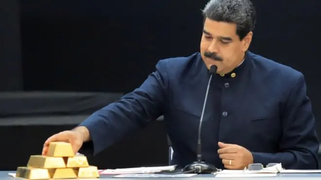 El gobierno de Nicolás Maduro ha hecho del oro su prioridad ante la caída del petróleo.