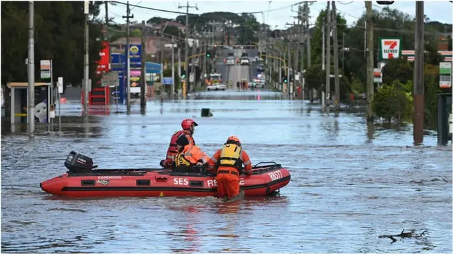 The third consecutive year of La Nina events brought flooding to Melbourne in Australia