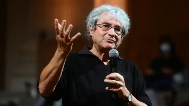 Carlo Rovelli en octubre de 2020 durante la presentación de su libro Helgoland en la Universidad de Bolonia.