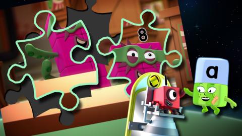 Click to play the Numberblocks Alphablocks Special Jigsaw.