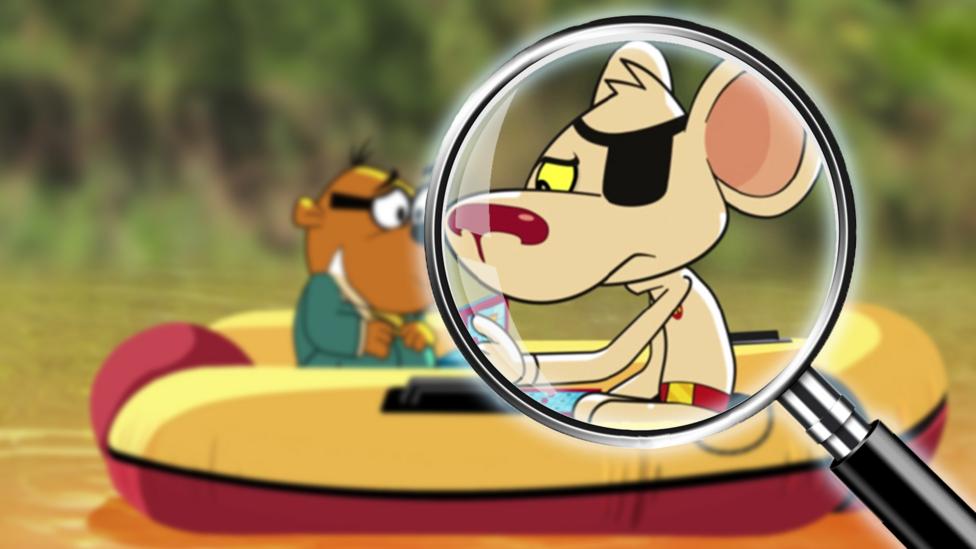 Danger Mouse and Penfold.