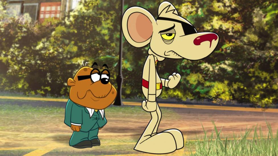 Danger Mouse and Penfold.