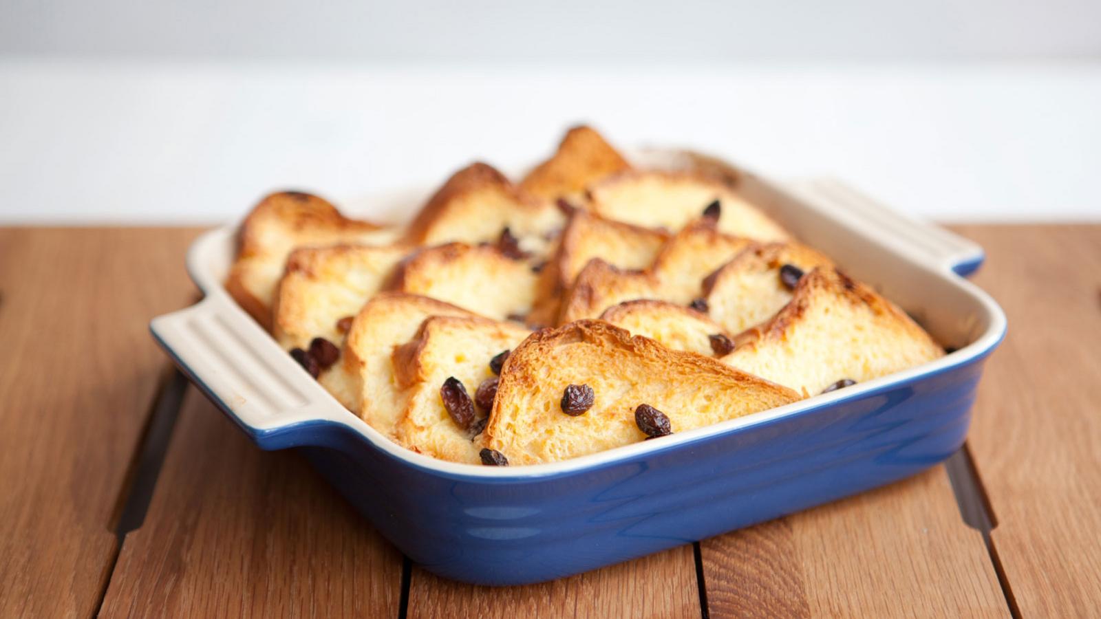 Easy bread and butter pudding