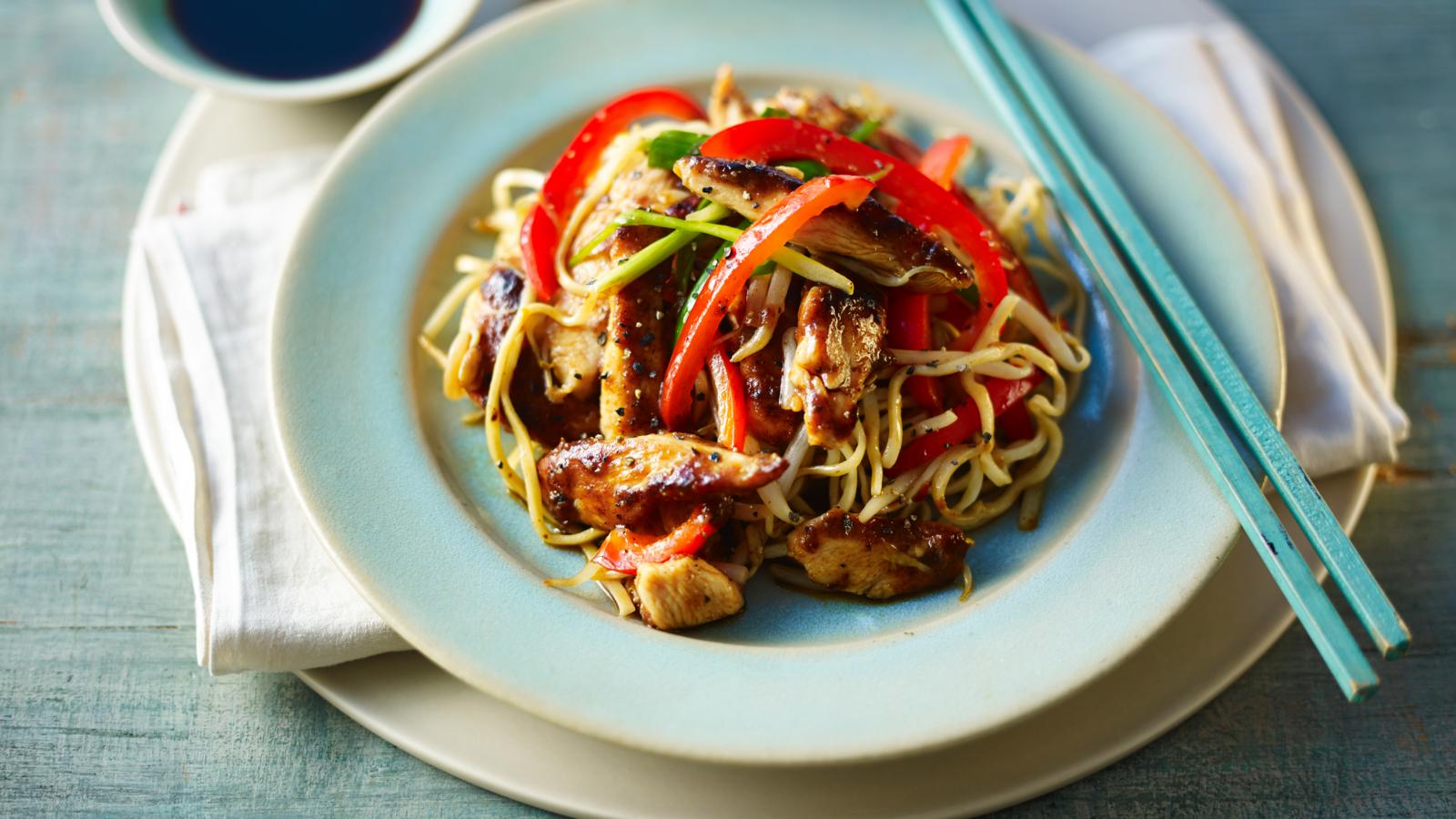 Easy chicken chow mein