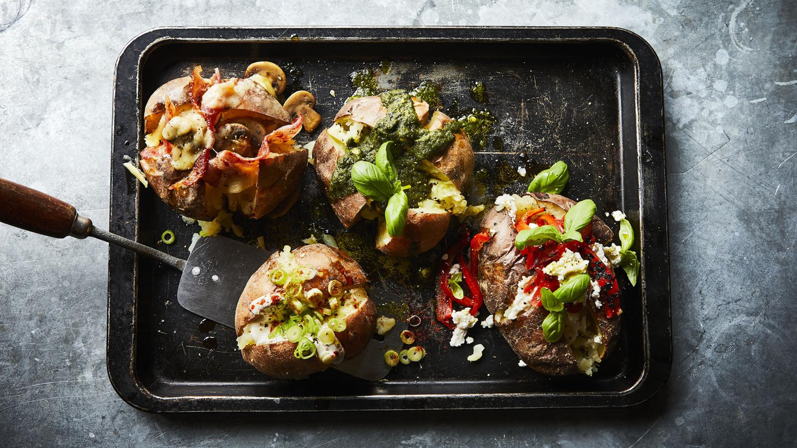 Posh jacket potatoes