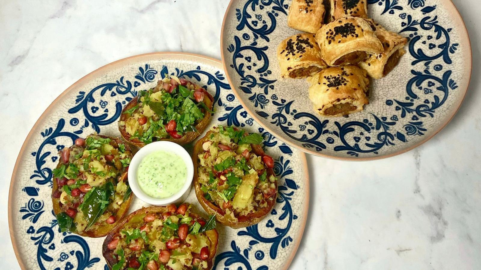 Potato bhaji skins