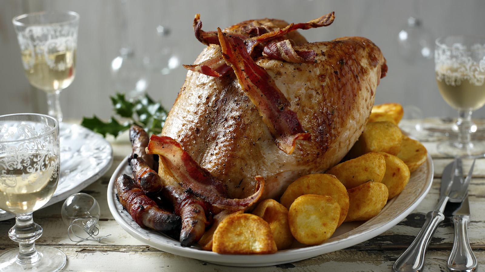 Roast turkey crown