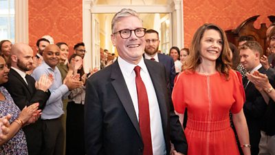 Sir Keir Starmer inside 10 Downing Street