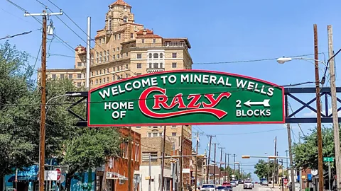 Sign saying Welcome to Mineral Wells, Home of Crazy (Credit: Visit Mineral Wells)